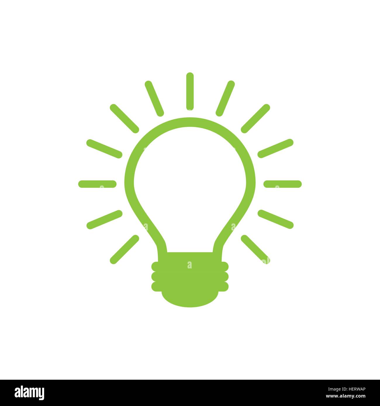 light bulb icon over white background. colorful design. vector ...