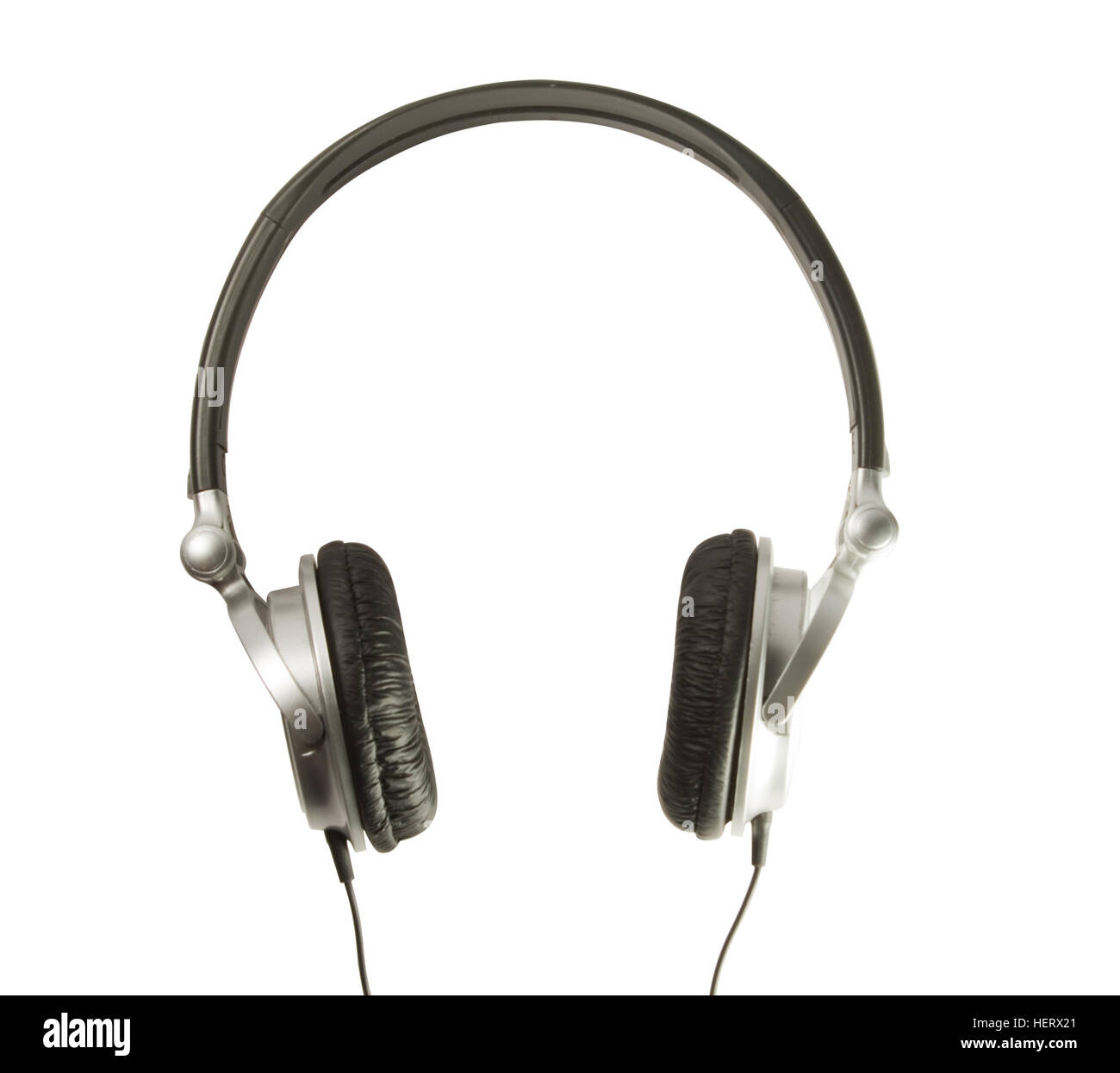 Headphones on a white background Stock Photo - Alamy