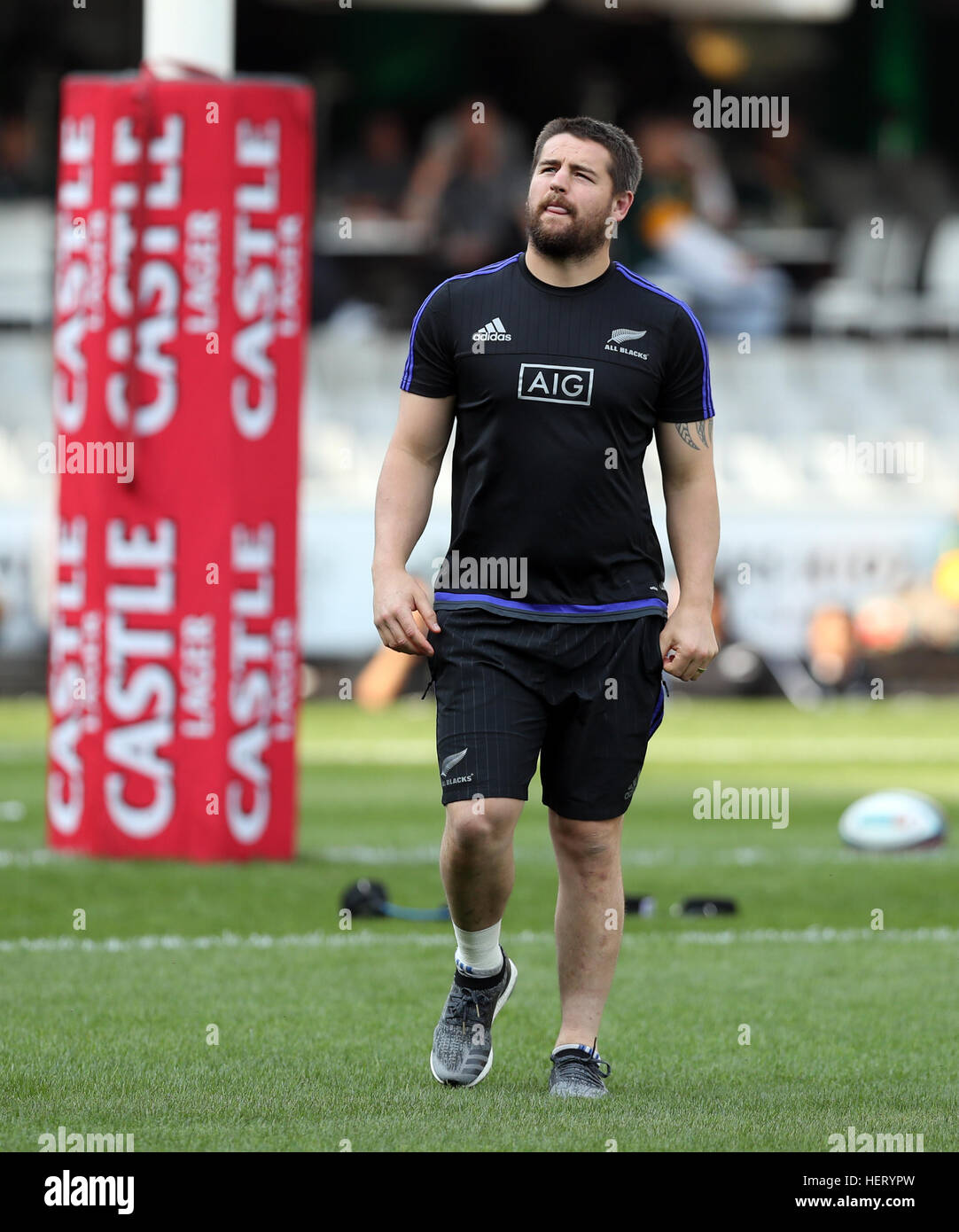 DURBAN, SOUTH AFRICA - OCTOBER 08: Dane Coles of New Zealand during the The Rugby Championship match between South Africa and New Zealand at Growthpoi Stock Photo