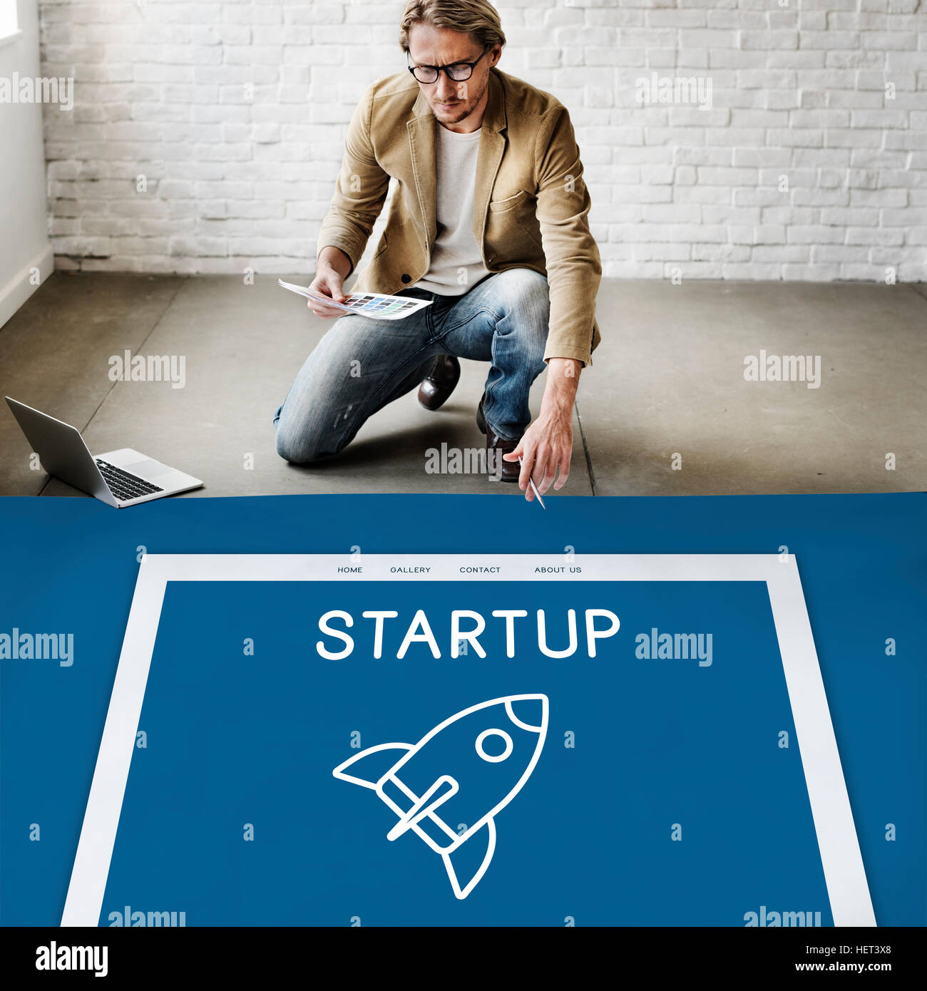 Developing Experts Rocket Development Entrepreneur Spaceship Rocket Graphic Concept Stock Photo ...