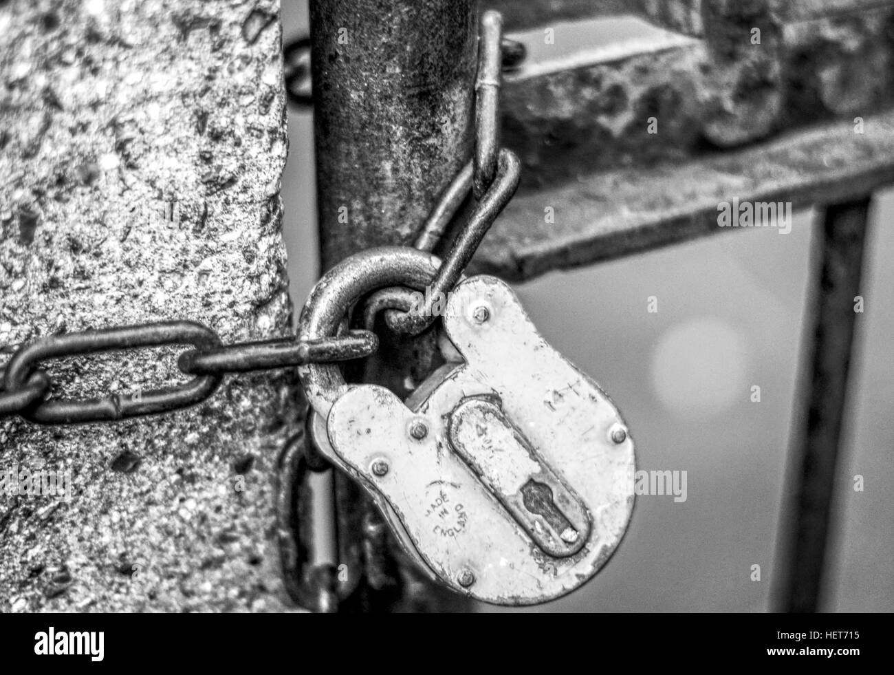 Chained gate hi-res stock photography and images - Alamy