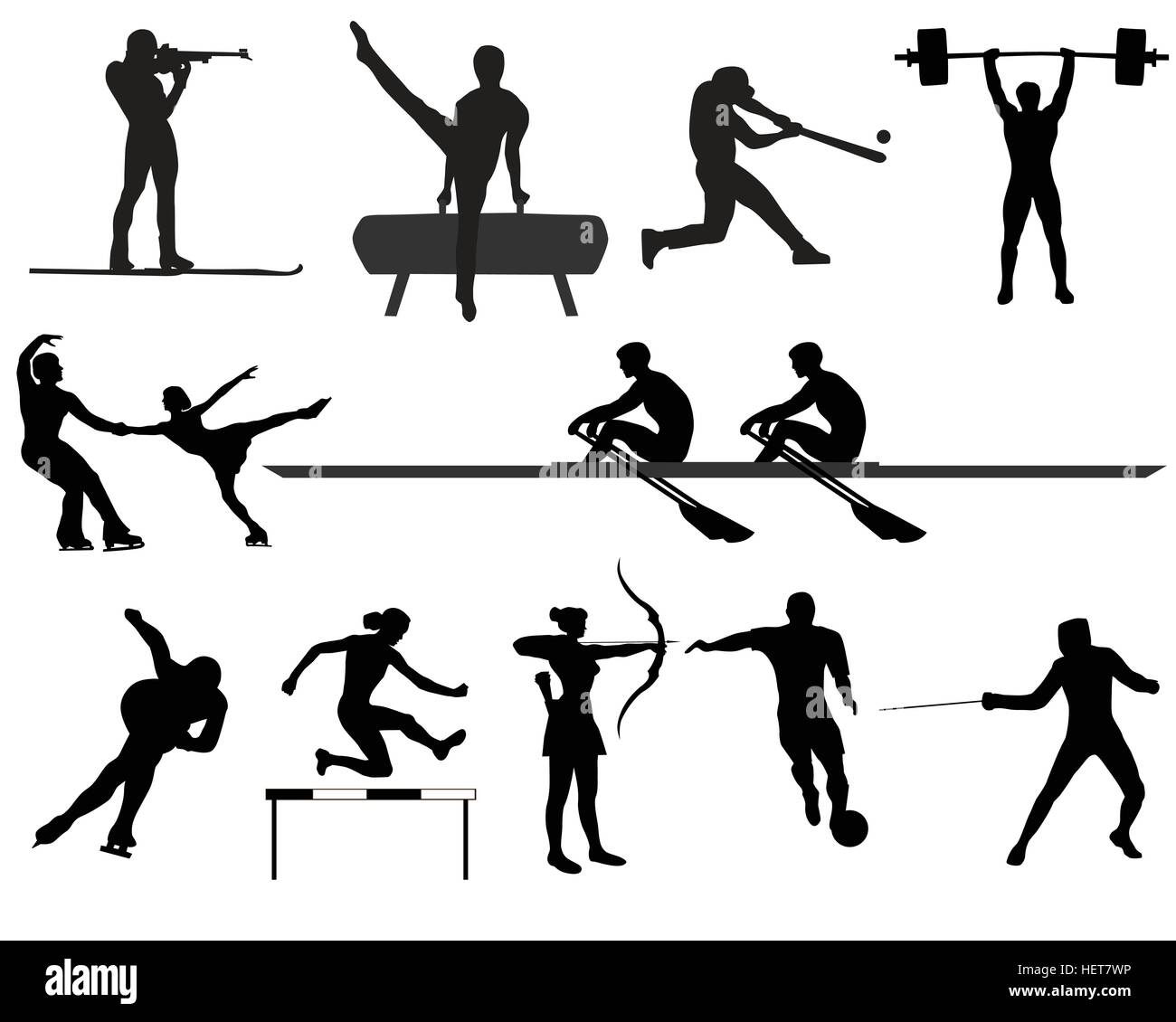 Rowing competitions Stock Vector Images - Alamy
