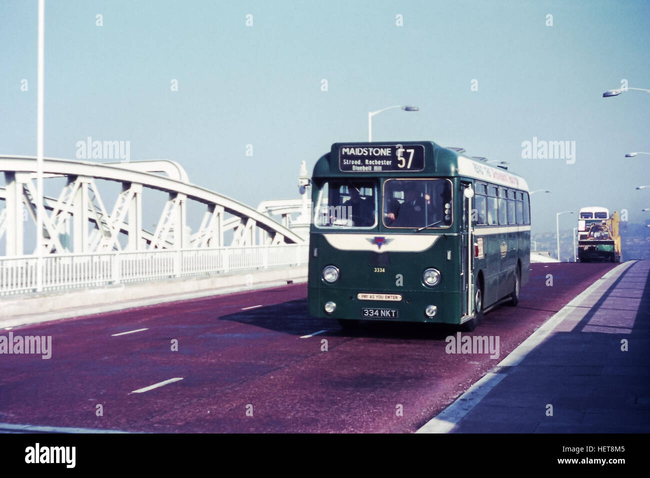 Rochester, UK Summer 1970 Maidstone & District Motor Services 1961