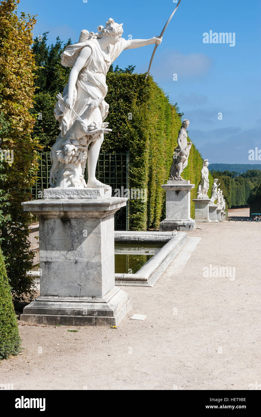 Statues in the Garden at the Palace of Versailles Stock Photo - Alamy