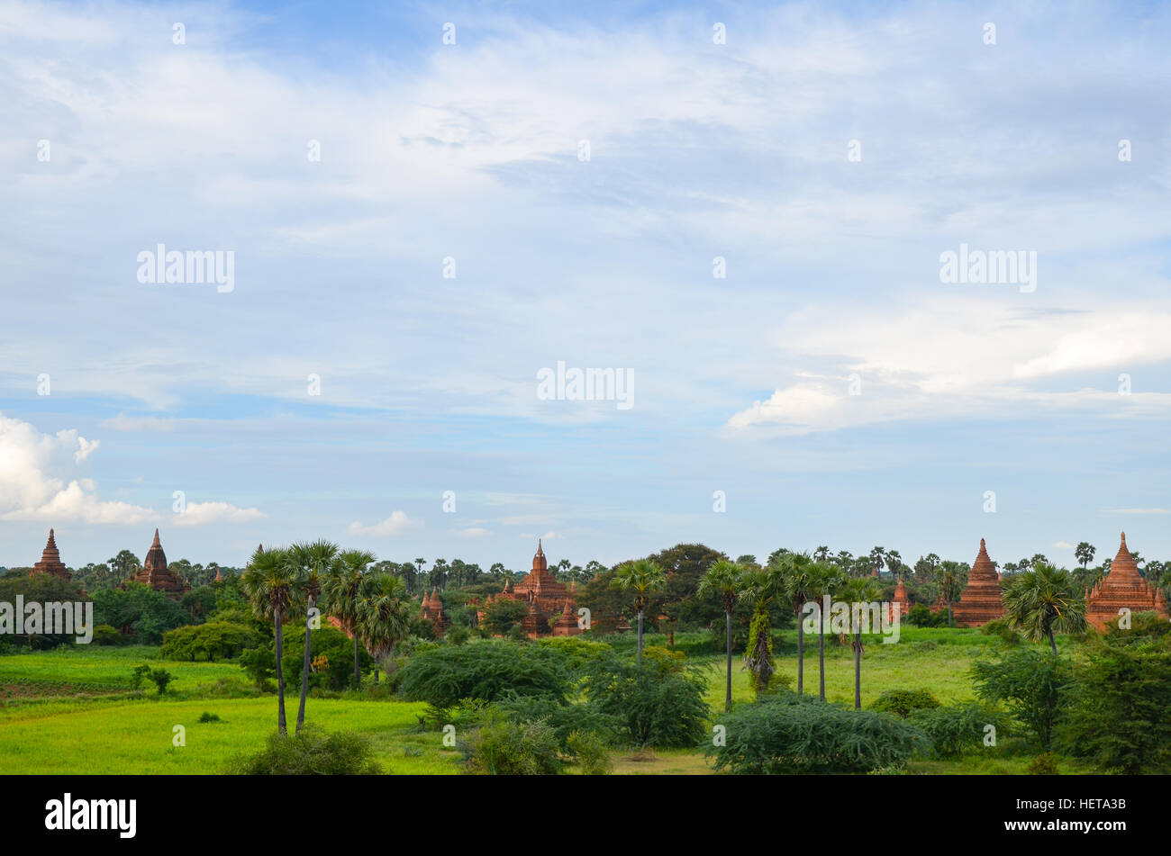 Pagodas landscape in bagan myanmar hi-res stock photography and images ...