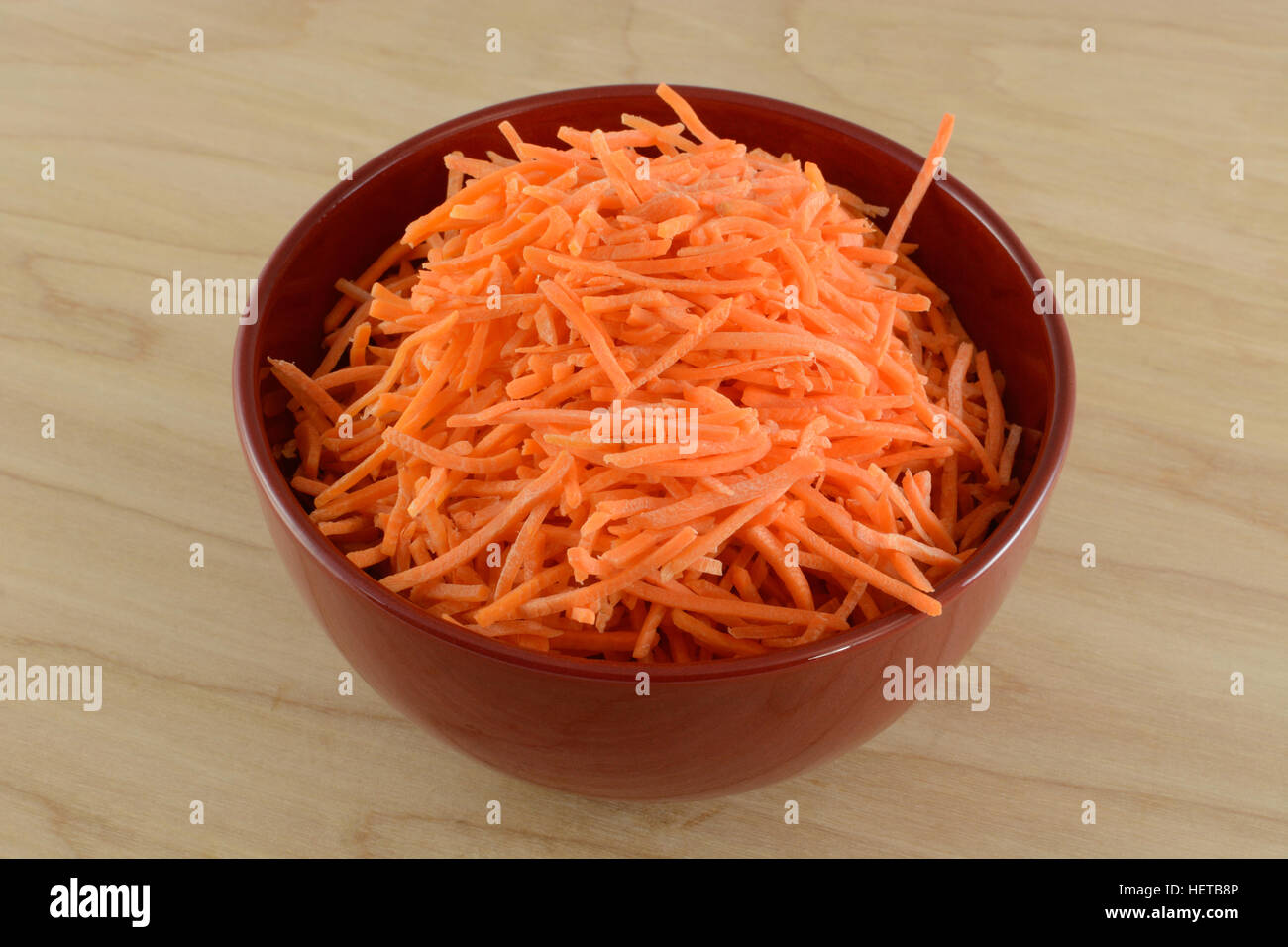 Shredded Cabbage Shredder Carrots Large Bowl Stock Photo