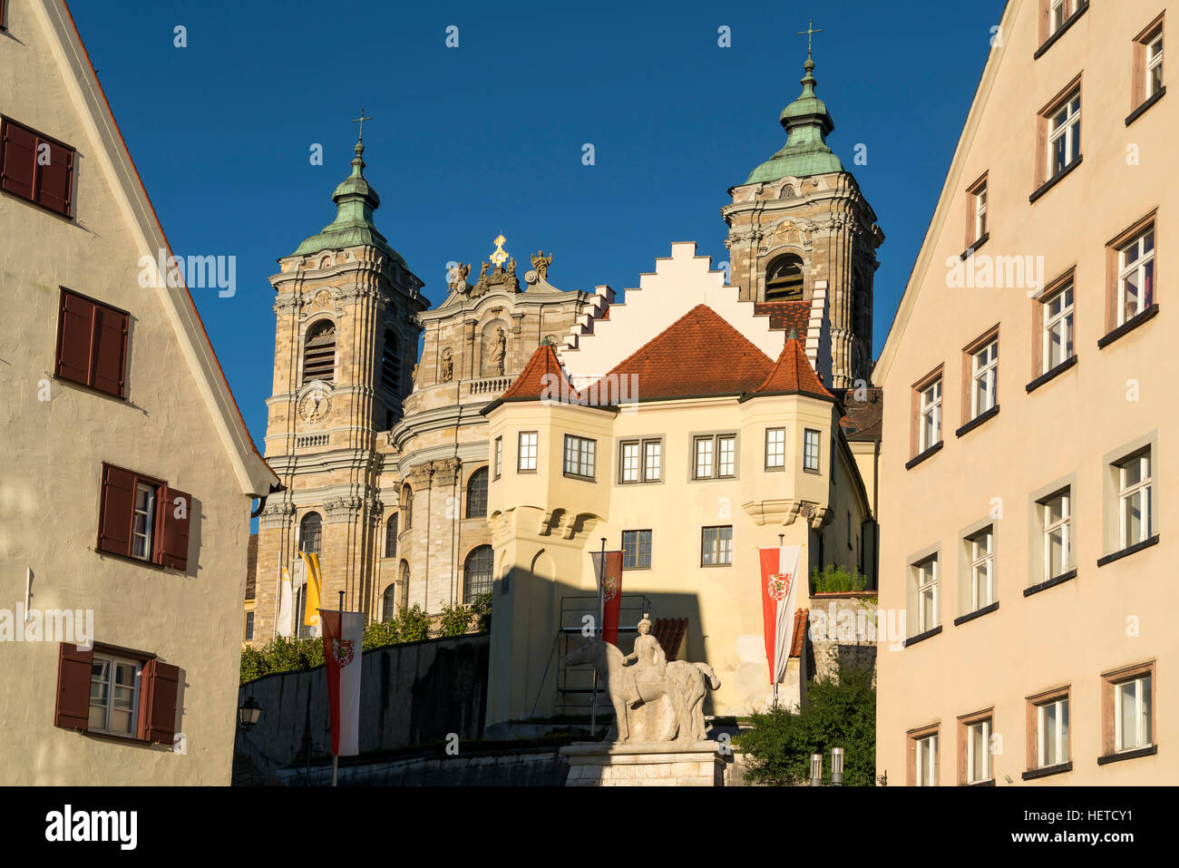 Abbey Church of St. Martin and Oswald, Weingarten, Ravensburg district, Baden-Württemberg, Germany Stock Photo