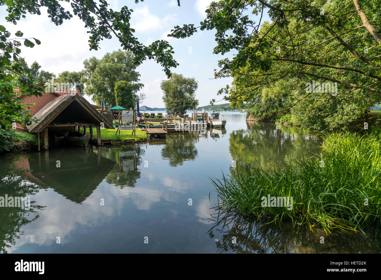 lake  Ratzeburger See, Ratzeburg, Herzogtum Lauenburg, Schleswig-Holstein, Germany Stock Photo
