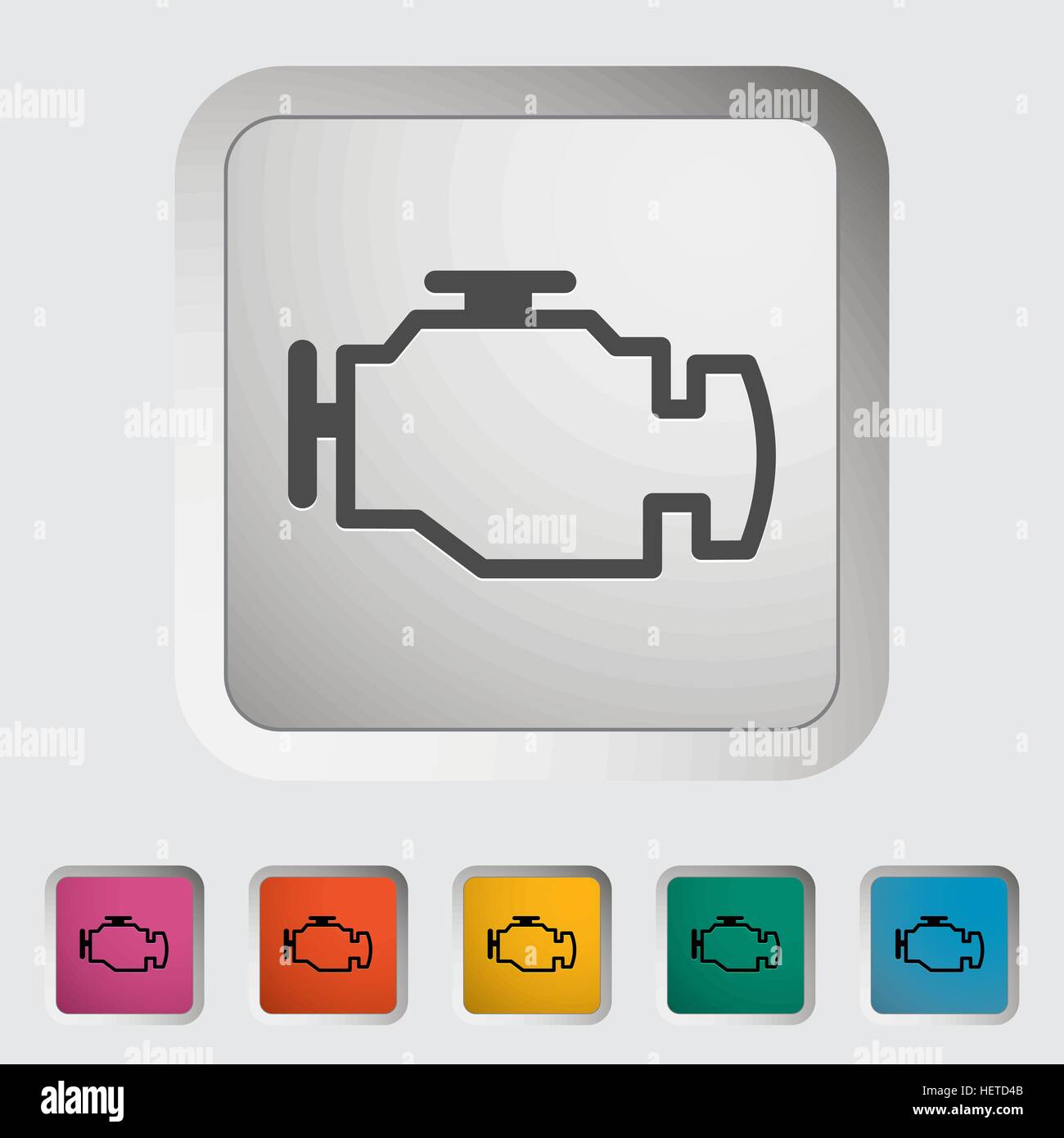Engine. Single icon. Vector illustration Stock Vector Image & Art - Alamy