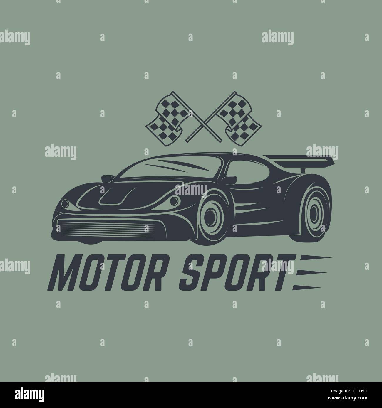 Racing car illustration Stock Vector Image & Art Alamy