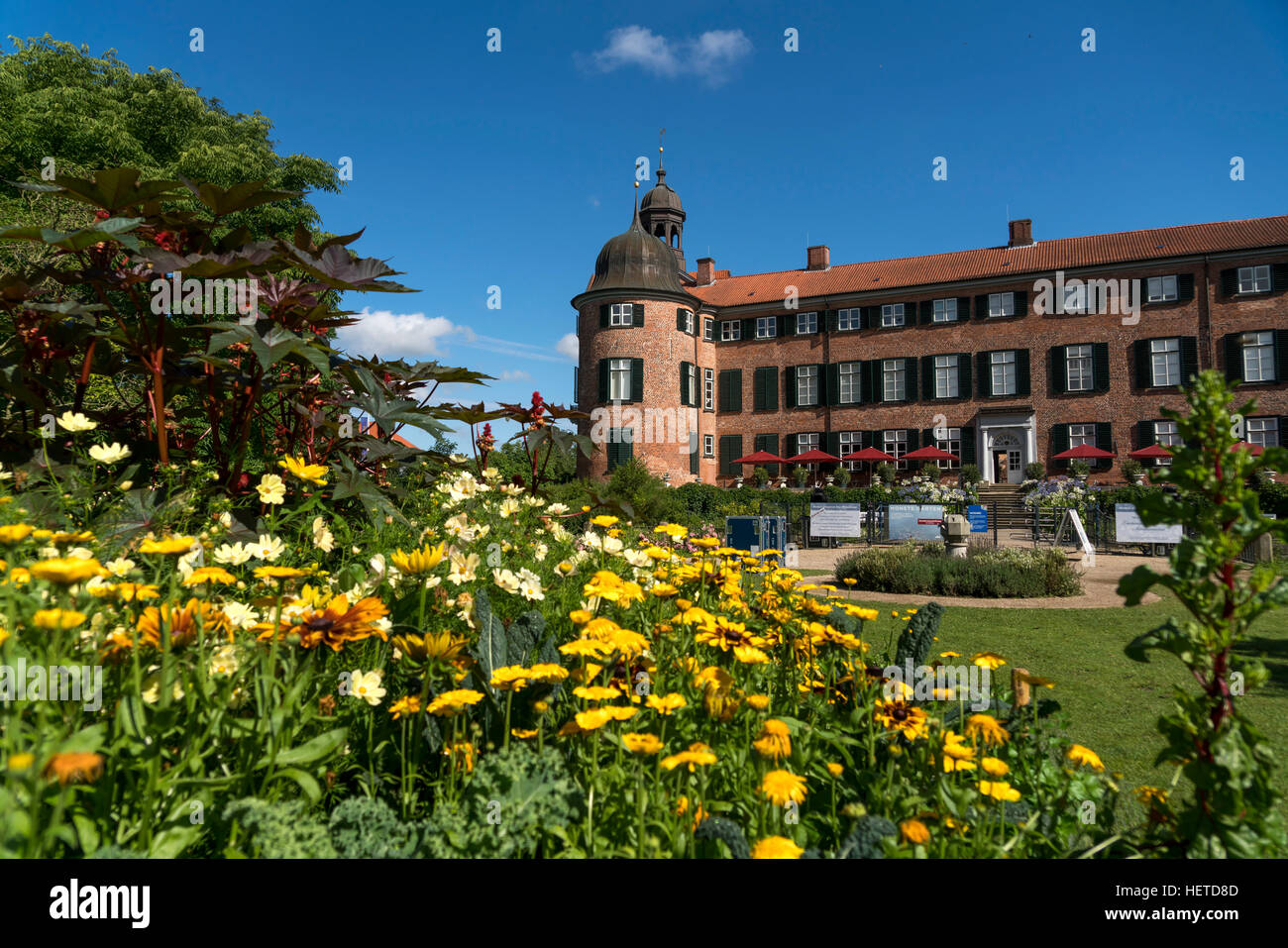 garden show Landesgartenschau  2016 at Eutin Castle, Eutin, Ostholstein, Schleswig-Holstein, Germany Stock Photo