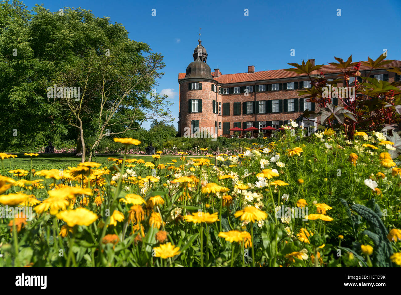 garden show Landesgartenschau  2016 at Eutin Castle, Eutin, Ostholstein, Schleswig-Holstein, Germany Stock Photo