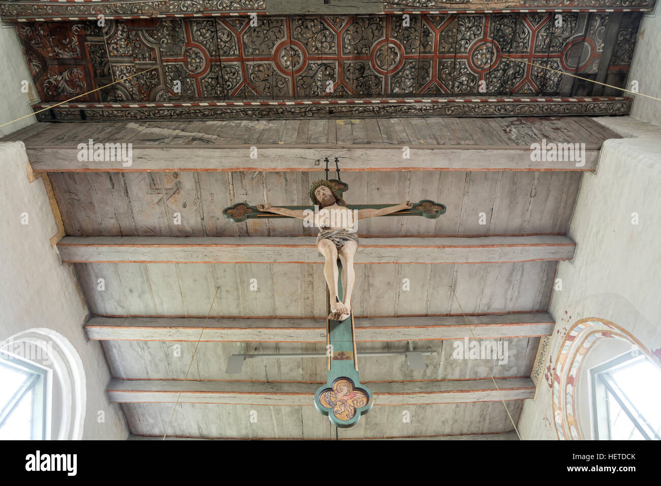 St Lorenz Church crucifix, Travemünde, Lübeck, Schleswig-Holstein ...