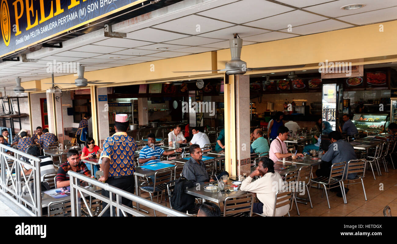 Eating restaurant dining in Bangsar, Kuala Lumpur, Malaysia Stock Photo
