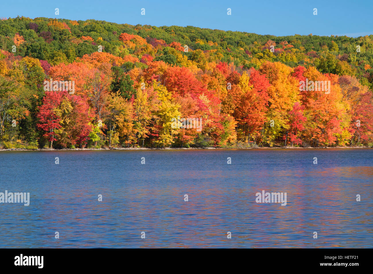 Crescent Lake, Crescent Lake Park, Southington, Connecticut Stock Photo