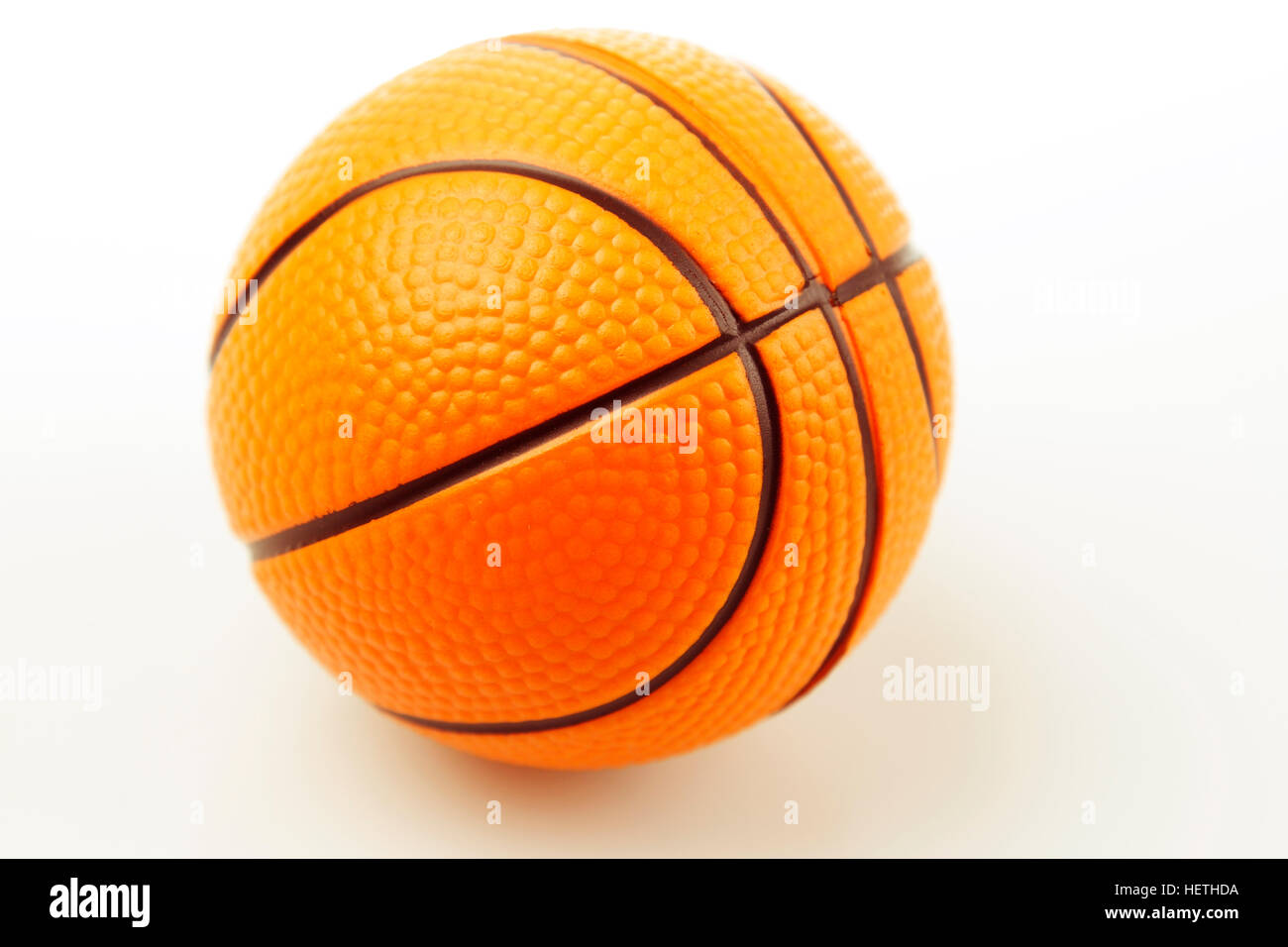 One basketball on plain background Stock Photo Alamy