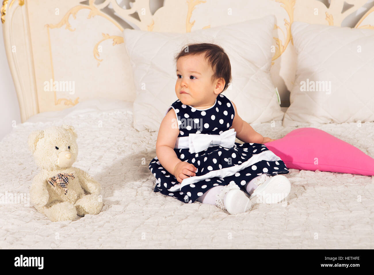 Delightful baby girl hi-res stock photography and images - Alamy