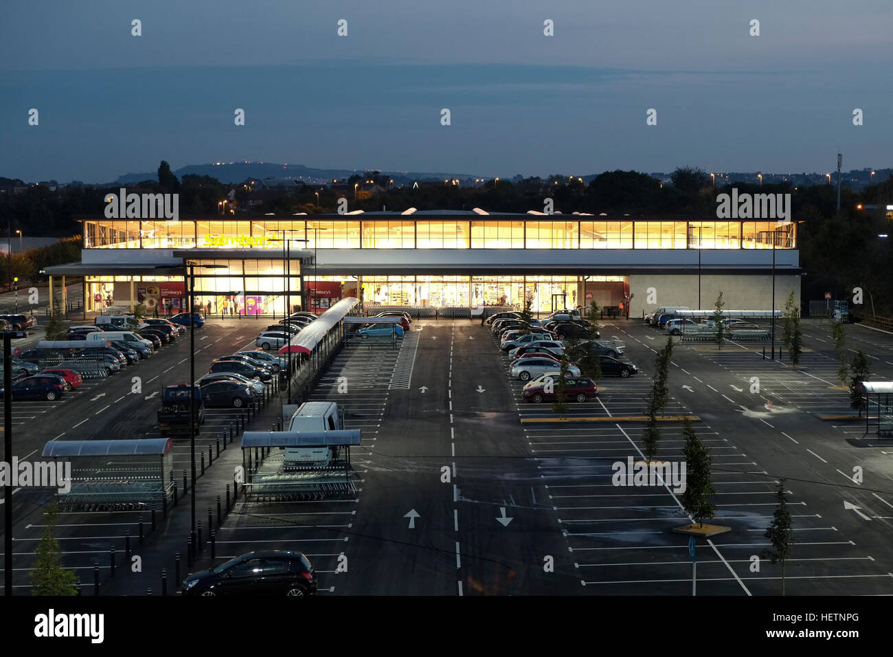 Sainsbury's Weymouth Superstore Stock Photo Alamy