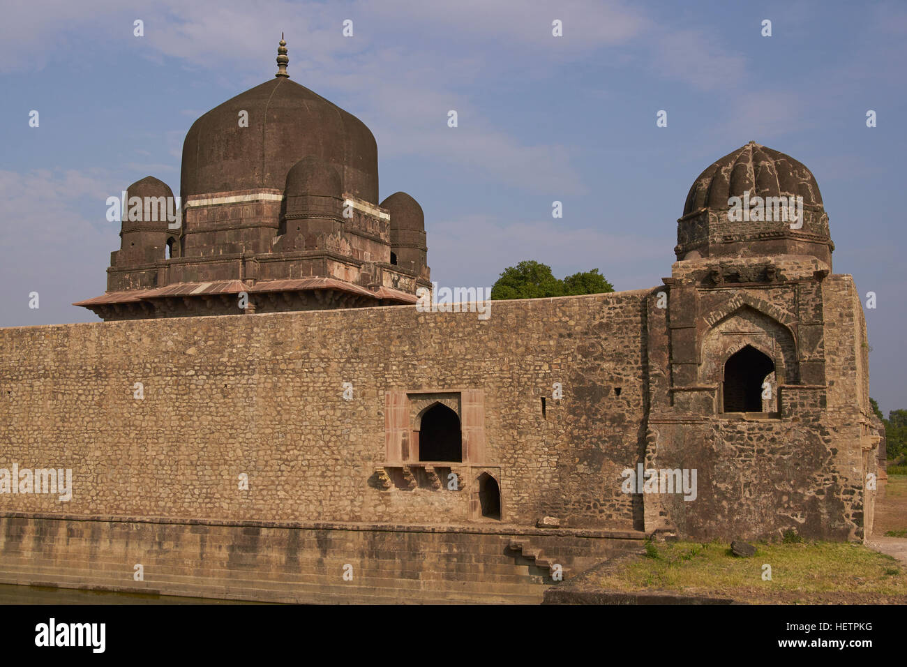 Darya Khan's tomb in the hilltop fortress of Mandu. B Stock Photo