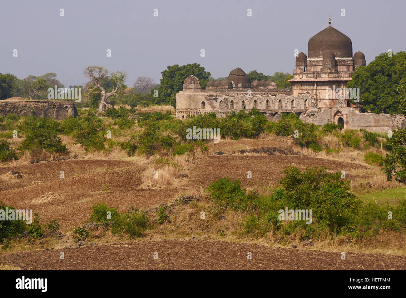 Darya Khan's tomb in the hilltop fortress of Mandu. B Stock Photo