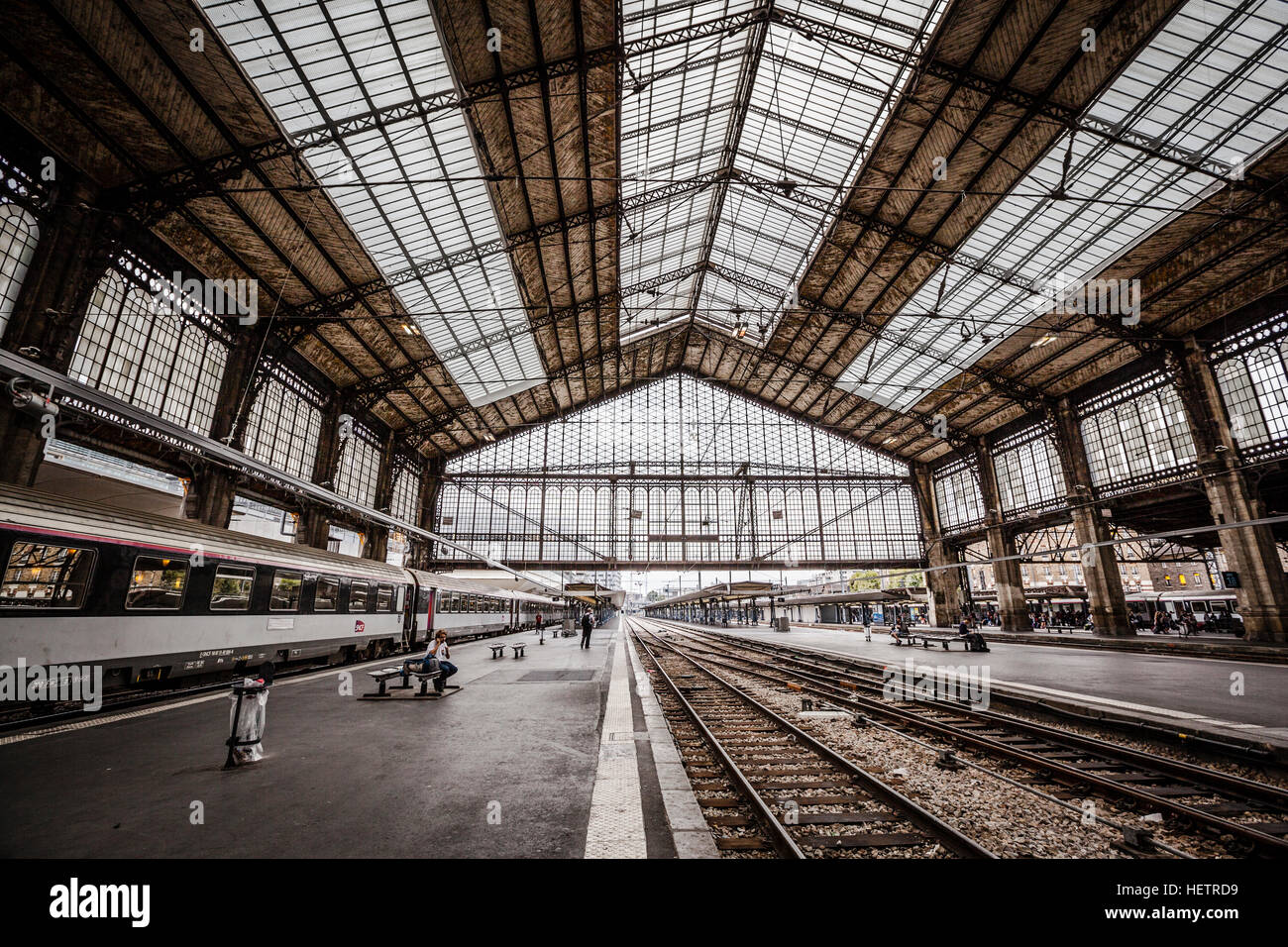 Inside view of Paris Gare d