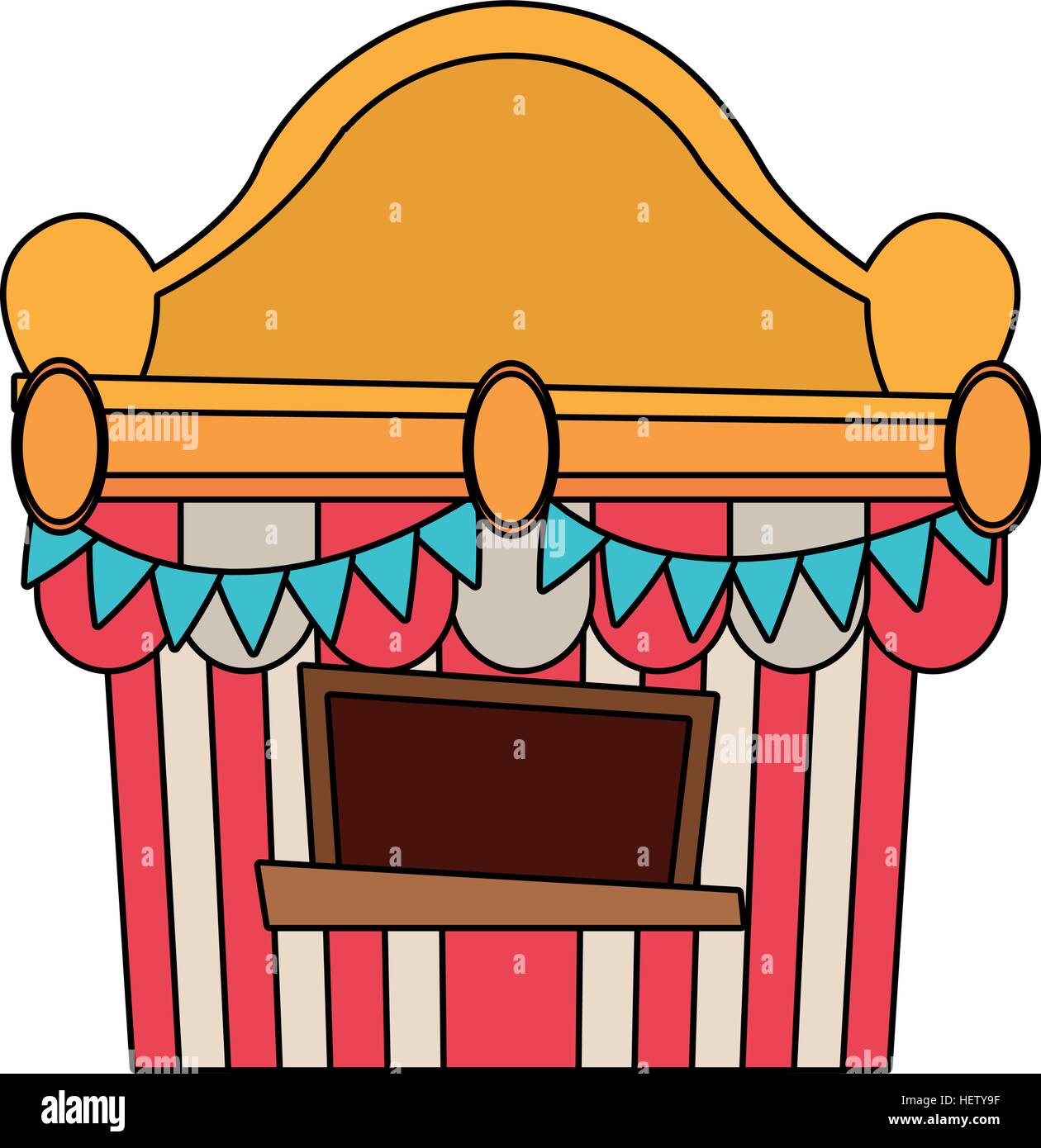 Isolated carnival tent design Stock Vector Image & Art - Alamy