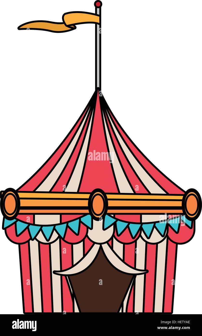 Isolated carnival tent design Stock Vector Image & Art - Alamy