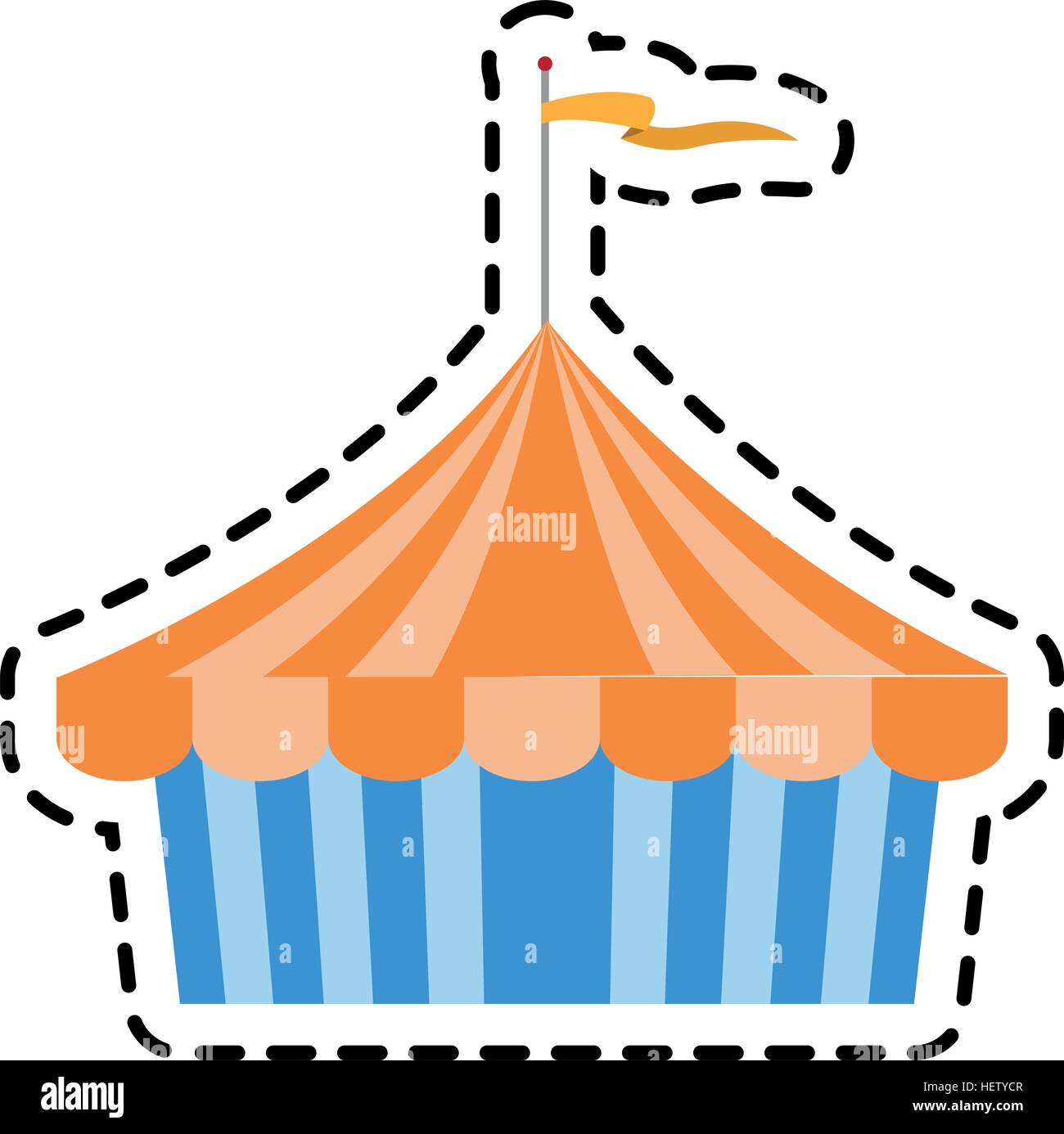 Isolated carnival tent design Stock Vector Image & Art Alamy
