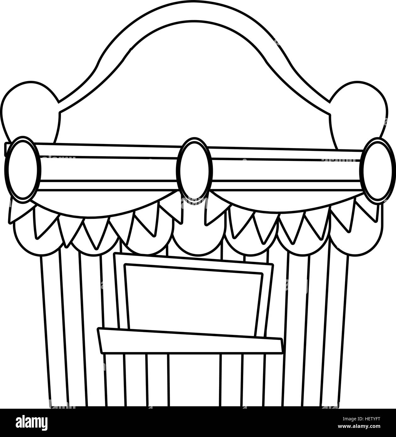 Isolated carnival tent design Stock Vector Image & Art - Alamy