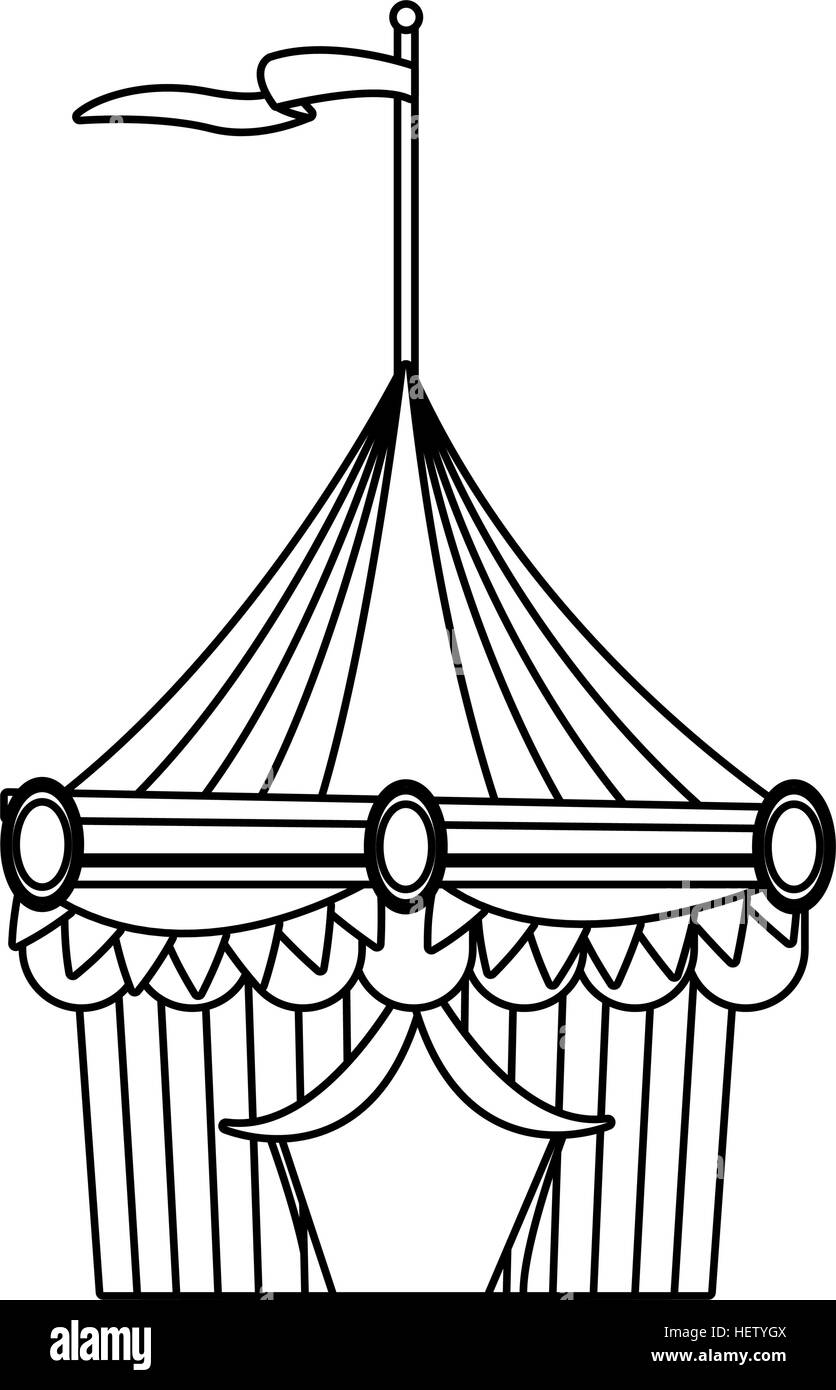 Isolated carnival tent design Stock Vector Image & Art Alamy