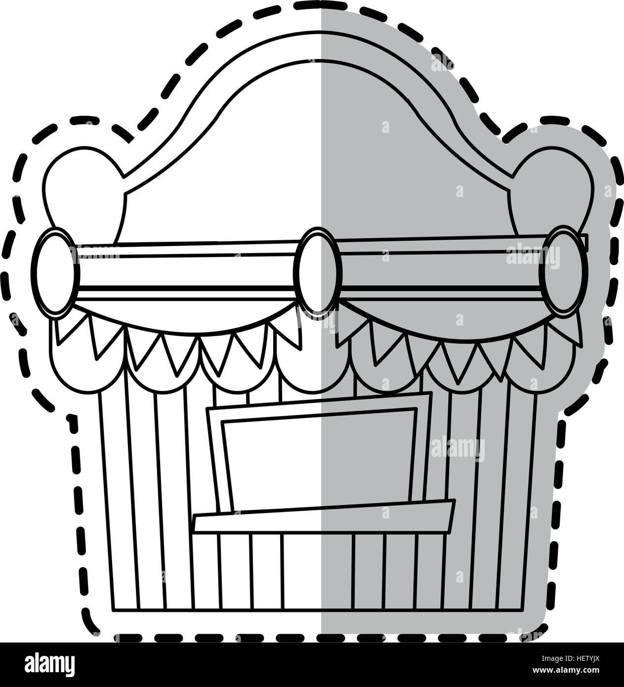 Isolated carnival tent design Stock Vector Image & Art - Alamy