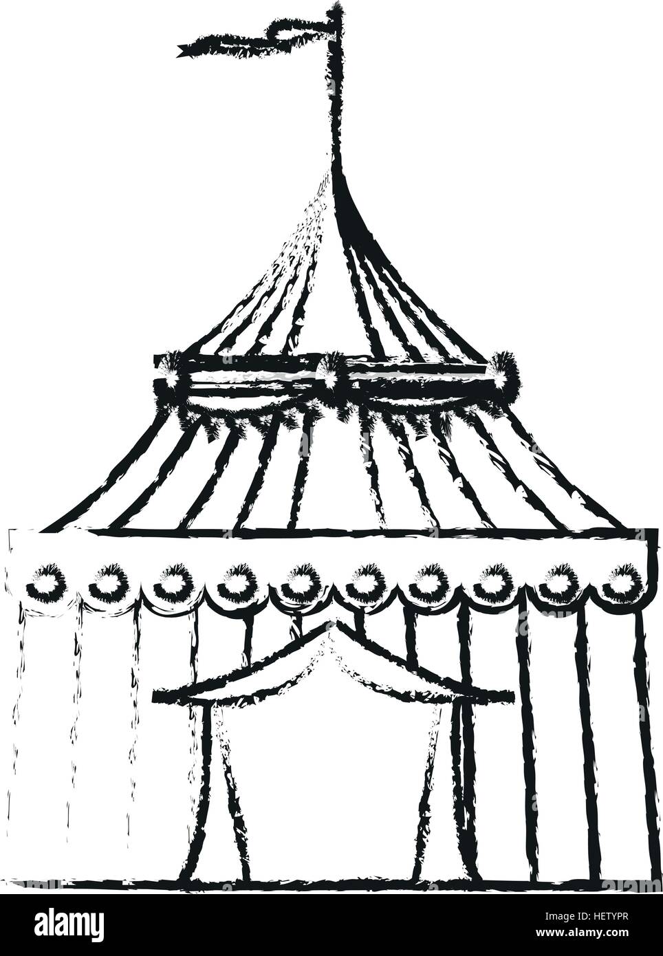 Isolated carnival tent design Stock Vector Image & Art Alamy