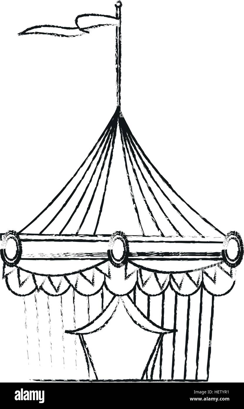 Isolated carnival tent design Stock Vector Image & Art Alamy