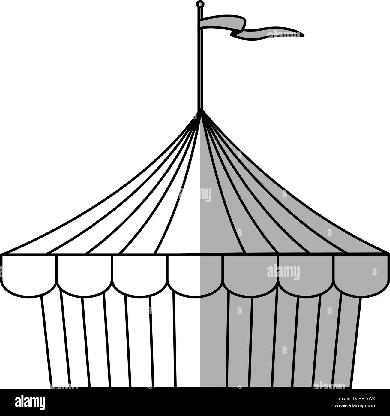 Isolated carnival tent design Stock Vector Image & Art Alamy