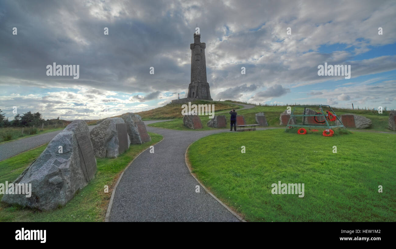 Stornoway Isle Of Lewis war memorial,Scotland, UK Stock Photo
