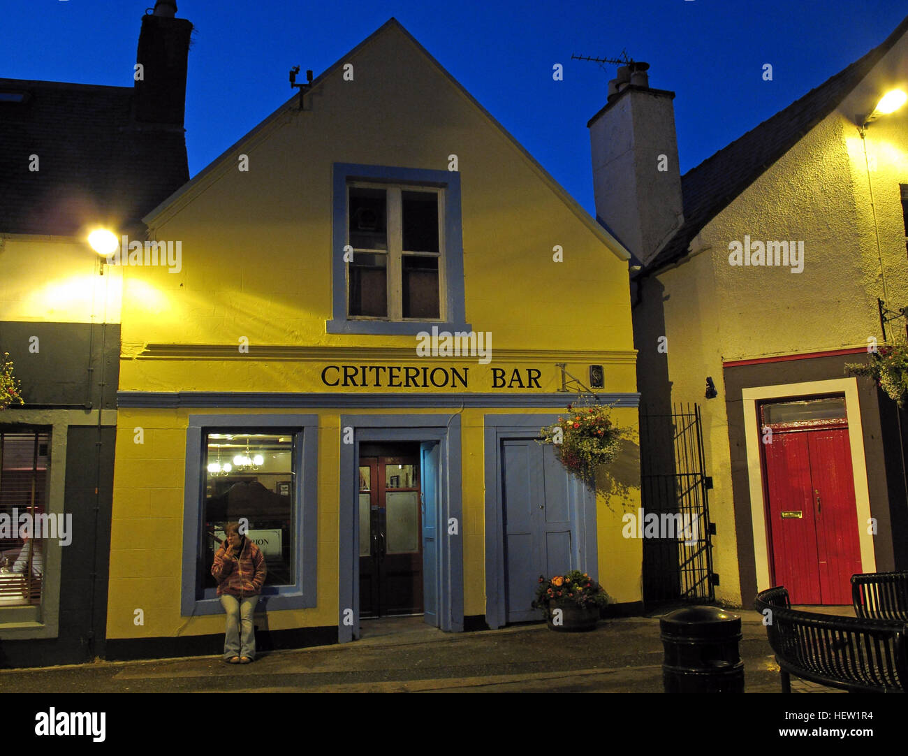 Stornoway Isle Of Lewis,Criterion Bar Stock Photo