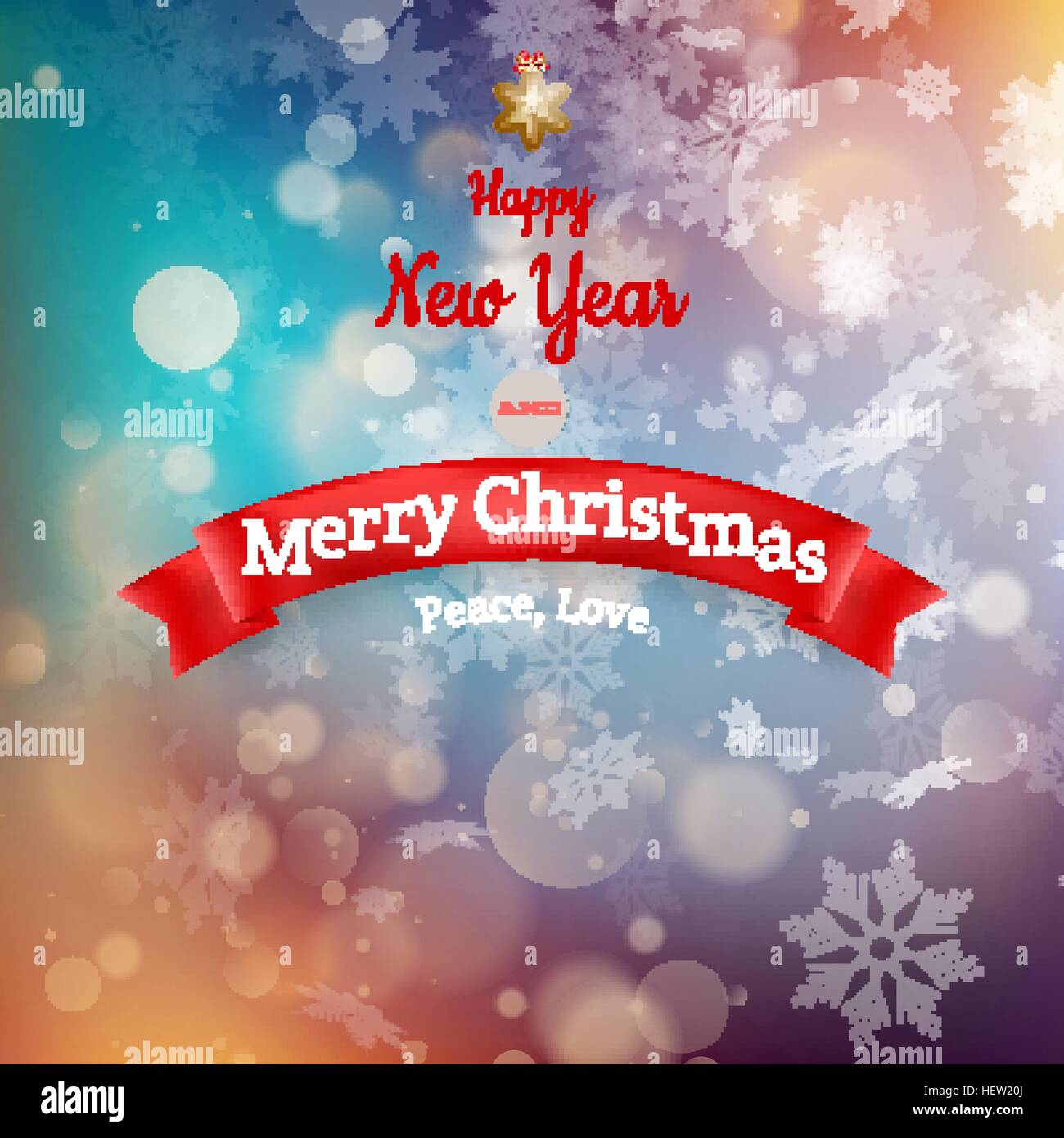 Christmas landscape Poster. EPS 10 Stock Vector Image & Art - Alamy