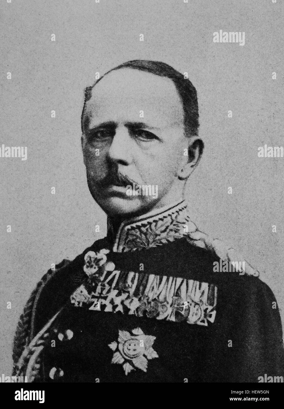 Karl Alexander August Johann, Grand Duke of Saxe-Weimar-Eisenach, 24 June 1818 - 5 January 1901, ruler of Saxe-Weimar-Eisenach from 1853 until his death., picture from 1895, digital improved Stock Photo