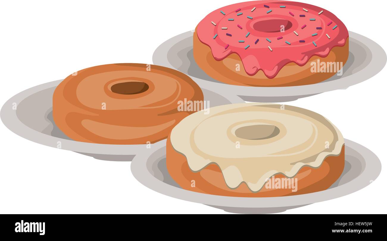 Isolated donut design Stock Vector Image & Art - Alamy
