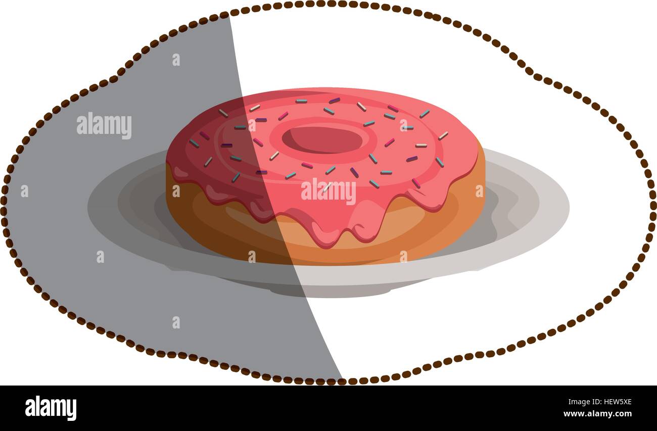 Isolated donut design Stock Vector Image & Art - Alamy