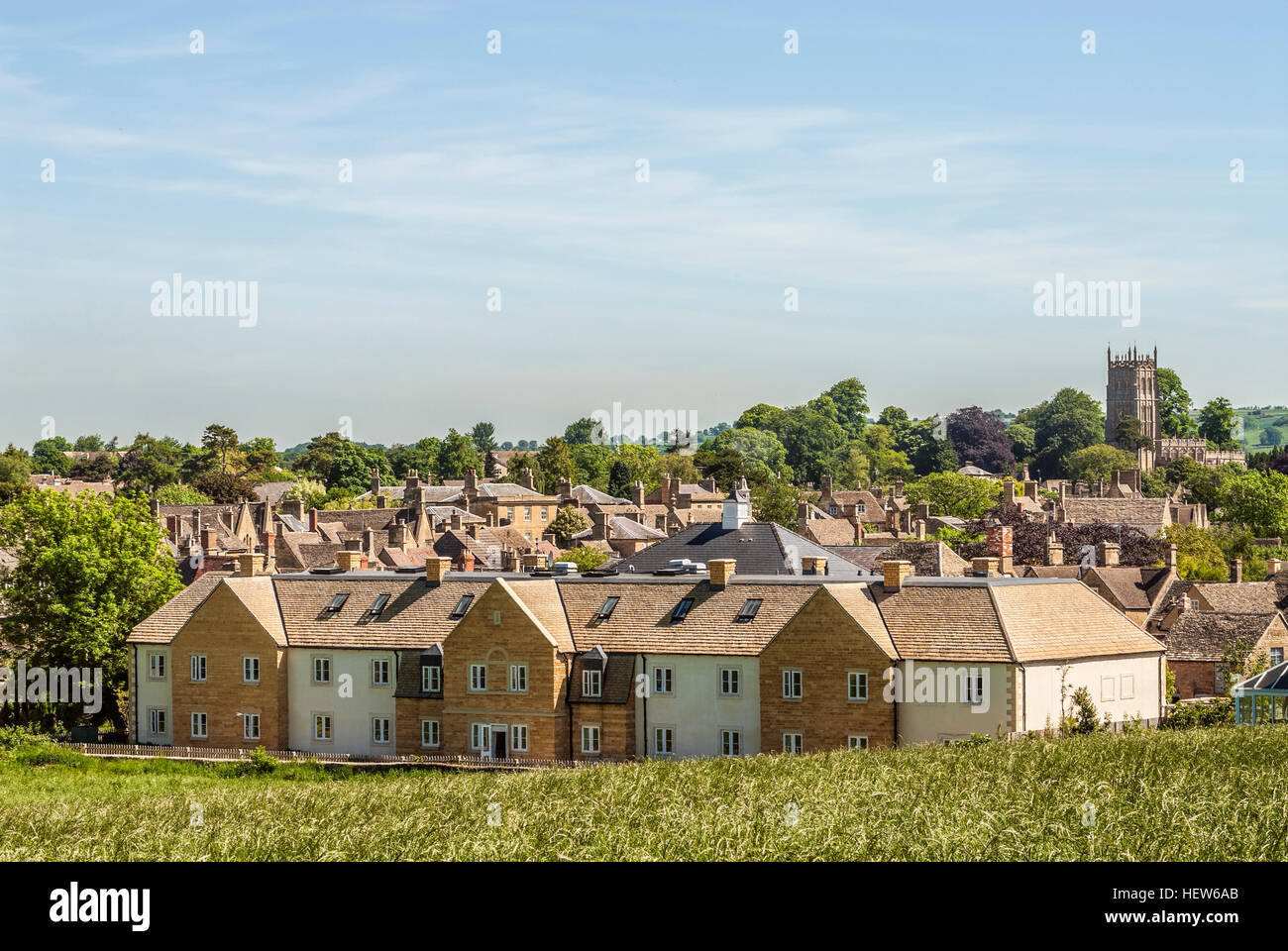 Chipping Campden a small market town within the Cotswold district of Gloucestershire, England. Stock Photo