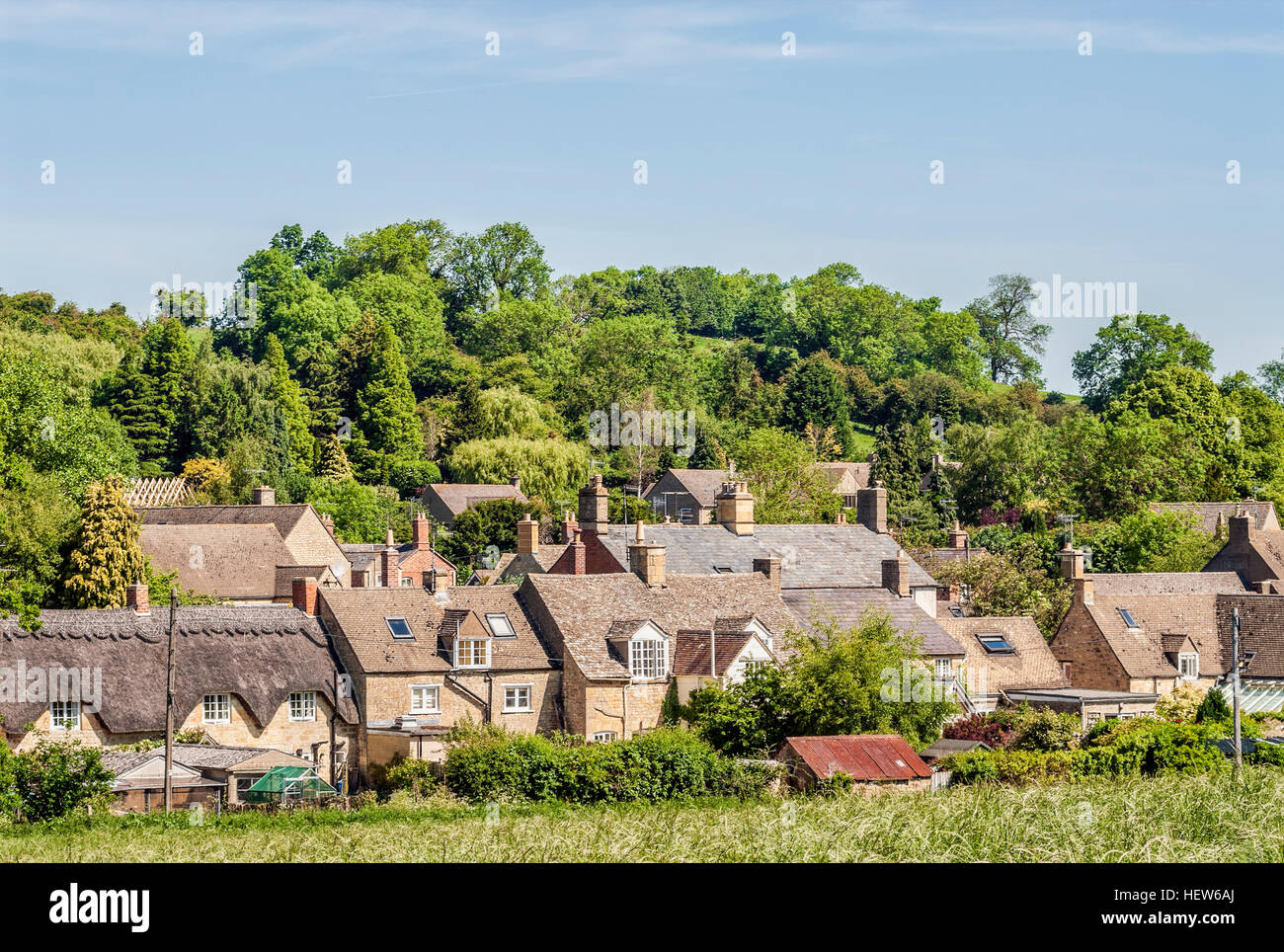Chipping Campden a small market town within the Cotswold district of Gloucestershire, England. Stock Photo