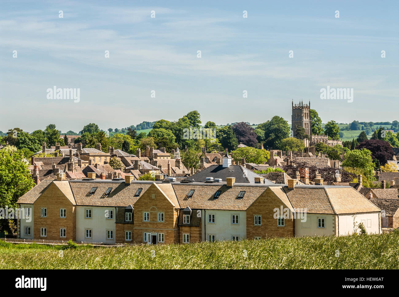 Chipping Campden a small market town within the Cotswold district of Gloucestershire, England. Stock Photo