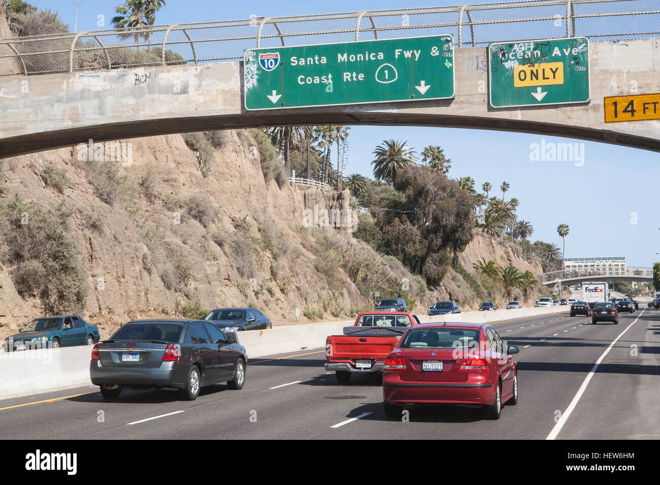 Los angeles 10 freeway High Resolution Stock Photography and Images Alamy