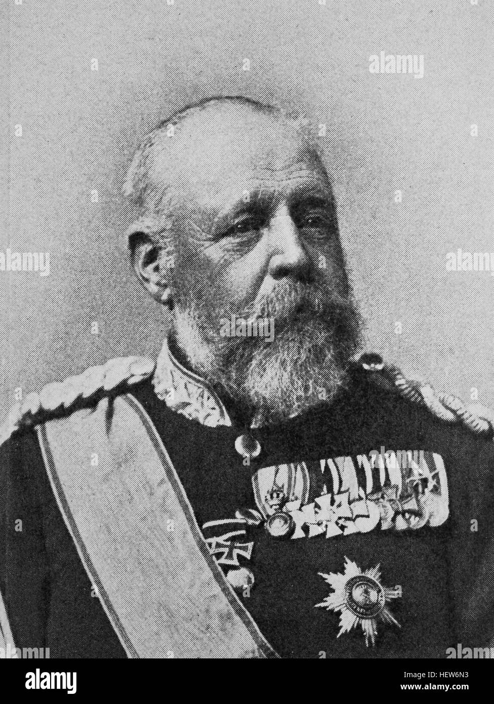 Peter II, Grand Duke of Oldenburg, Nikolaus Friedrich Peter, 8 July 1827-13 June 1900, Grand Duke of Oldenburg from 1853 to 1900, picture from 1895, digital improved Stock Photo