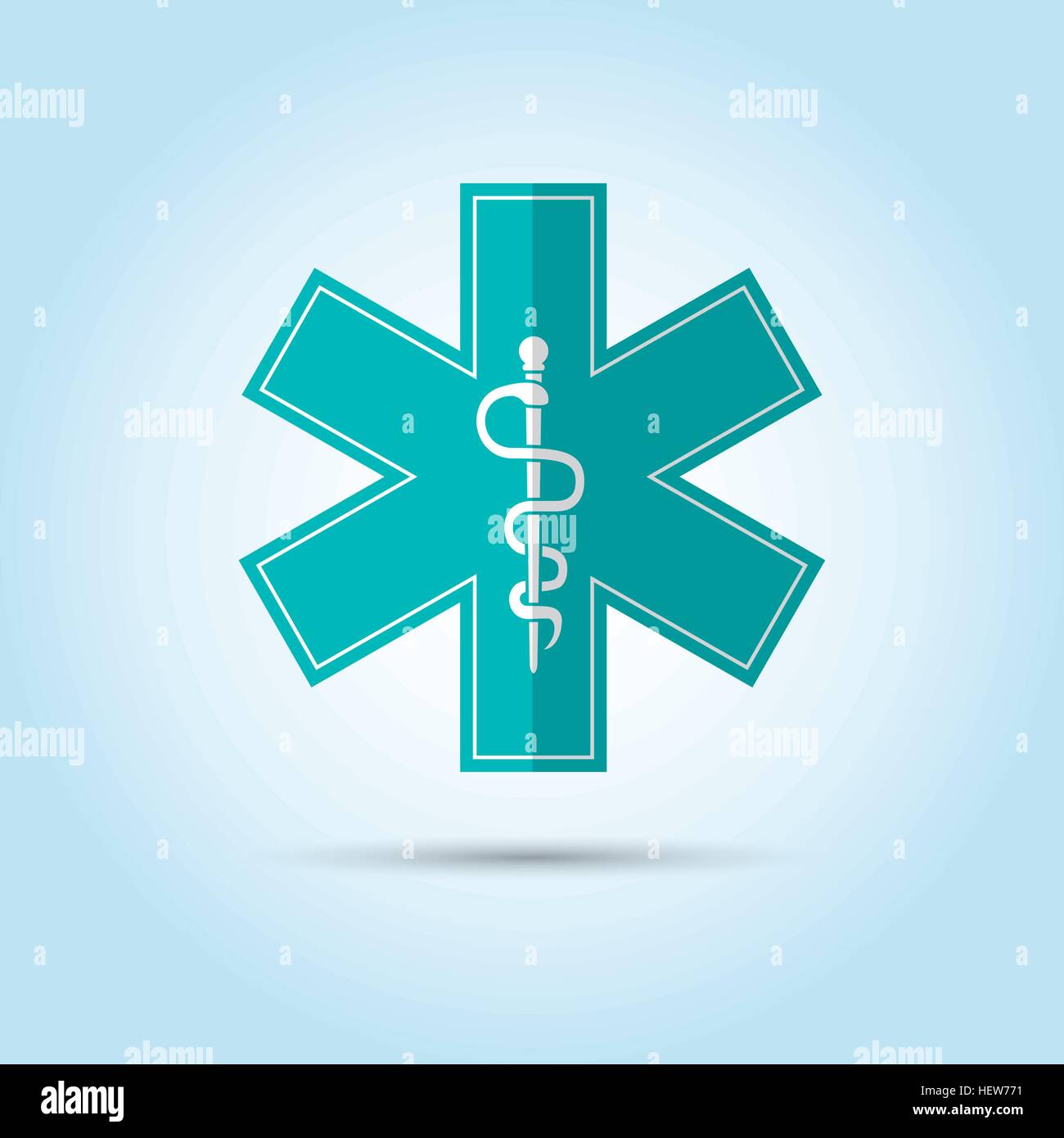 caduceus icon design , vector illustration Stock Vector Image & Art - Alamy