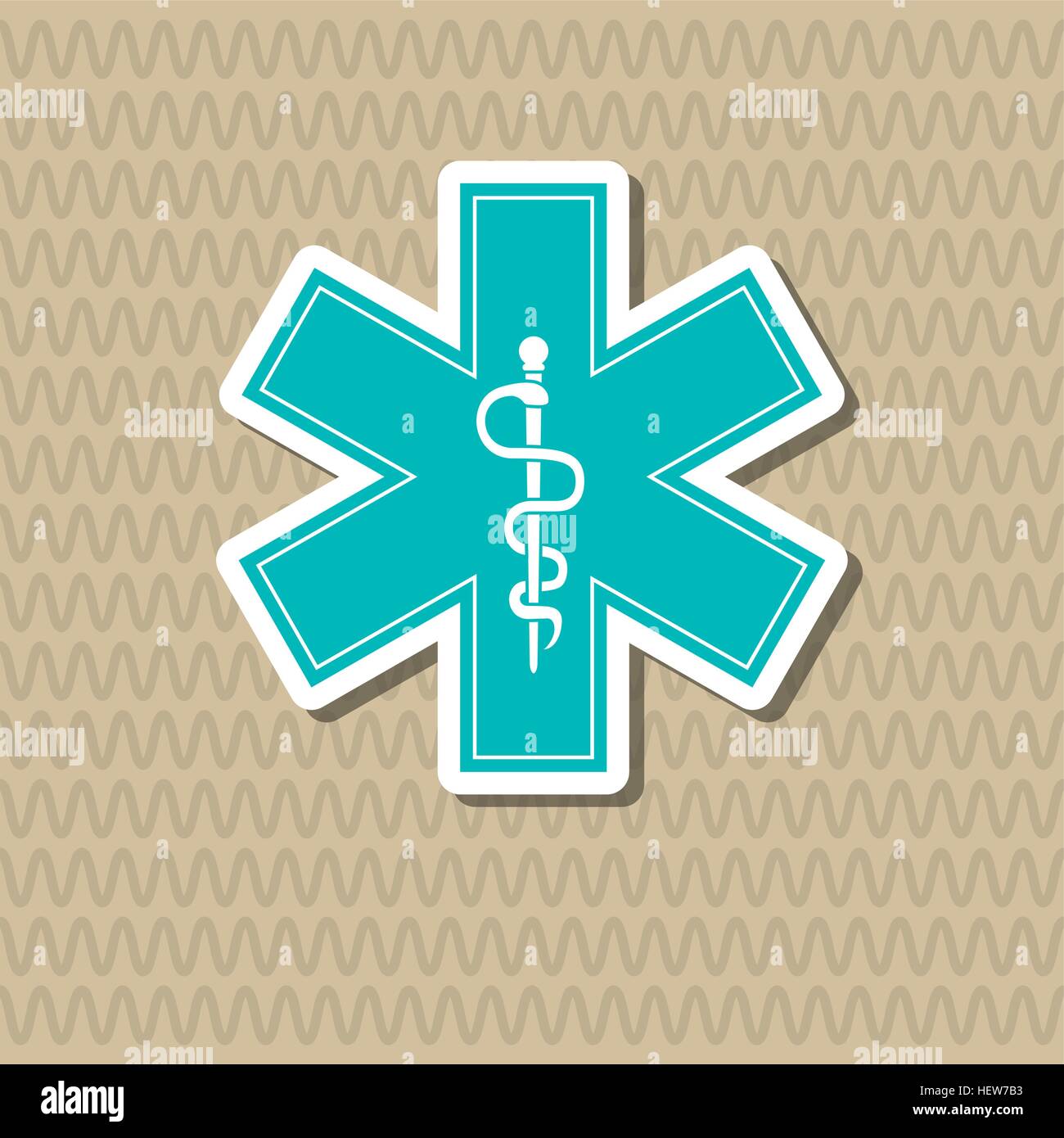 caduceus icon design , vector illustration Stock Vector Image & Art - Alamy
