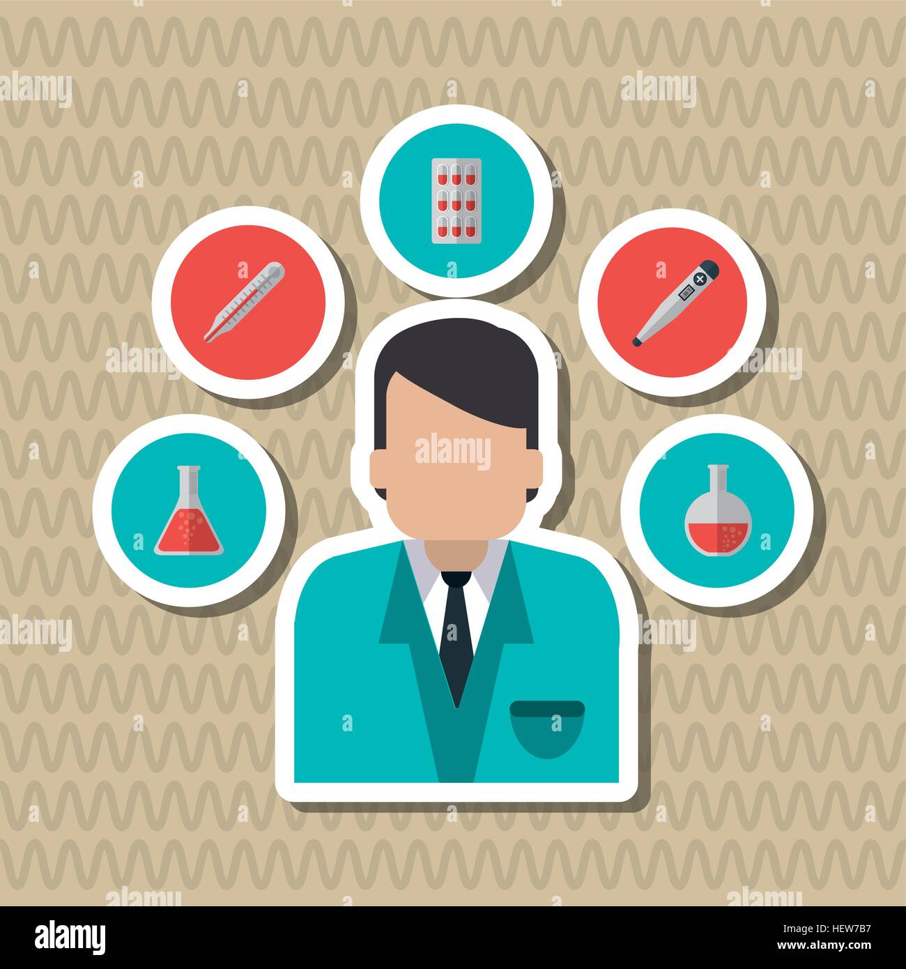 Doctor icon design , vector illustration Stock Vector Image & Art - Alamy