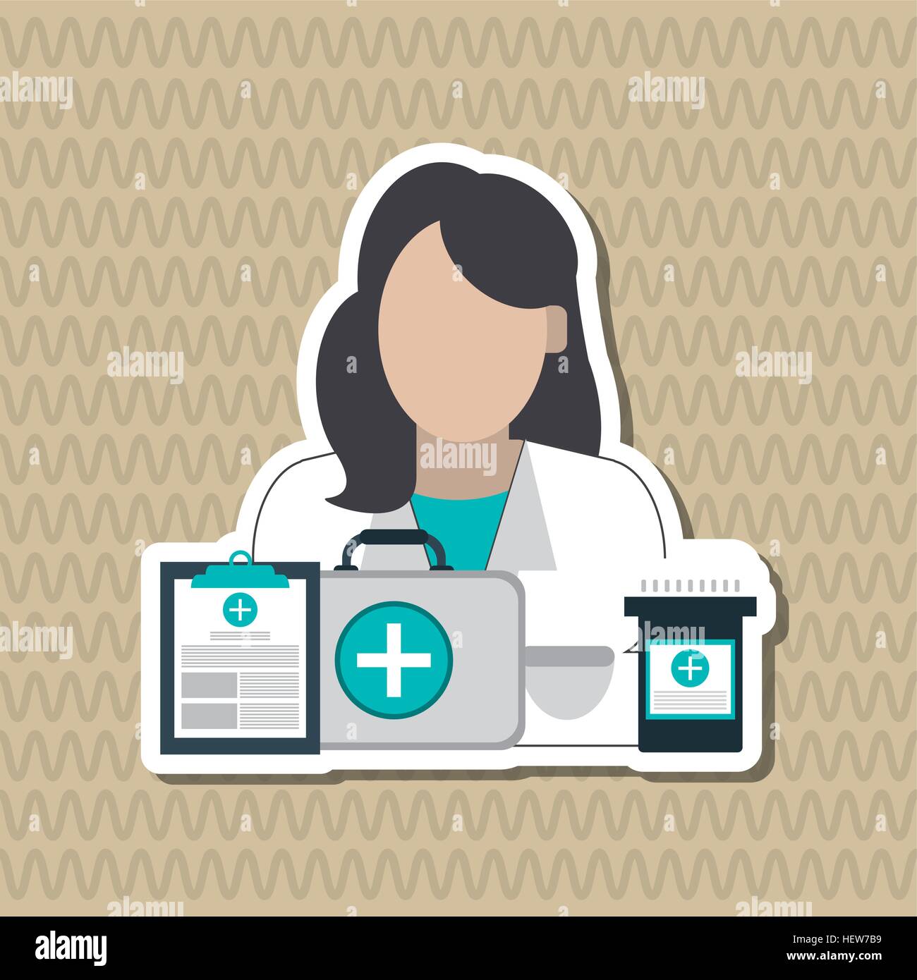 Doctor icon design , vector illustration Stock Vector Image & Art - Alamy