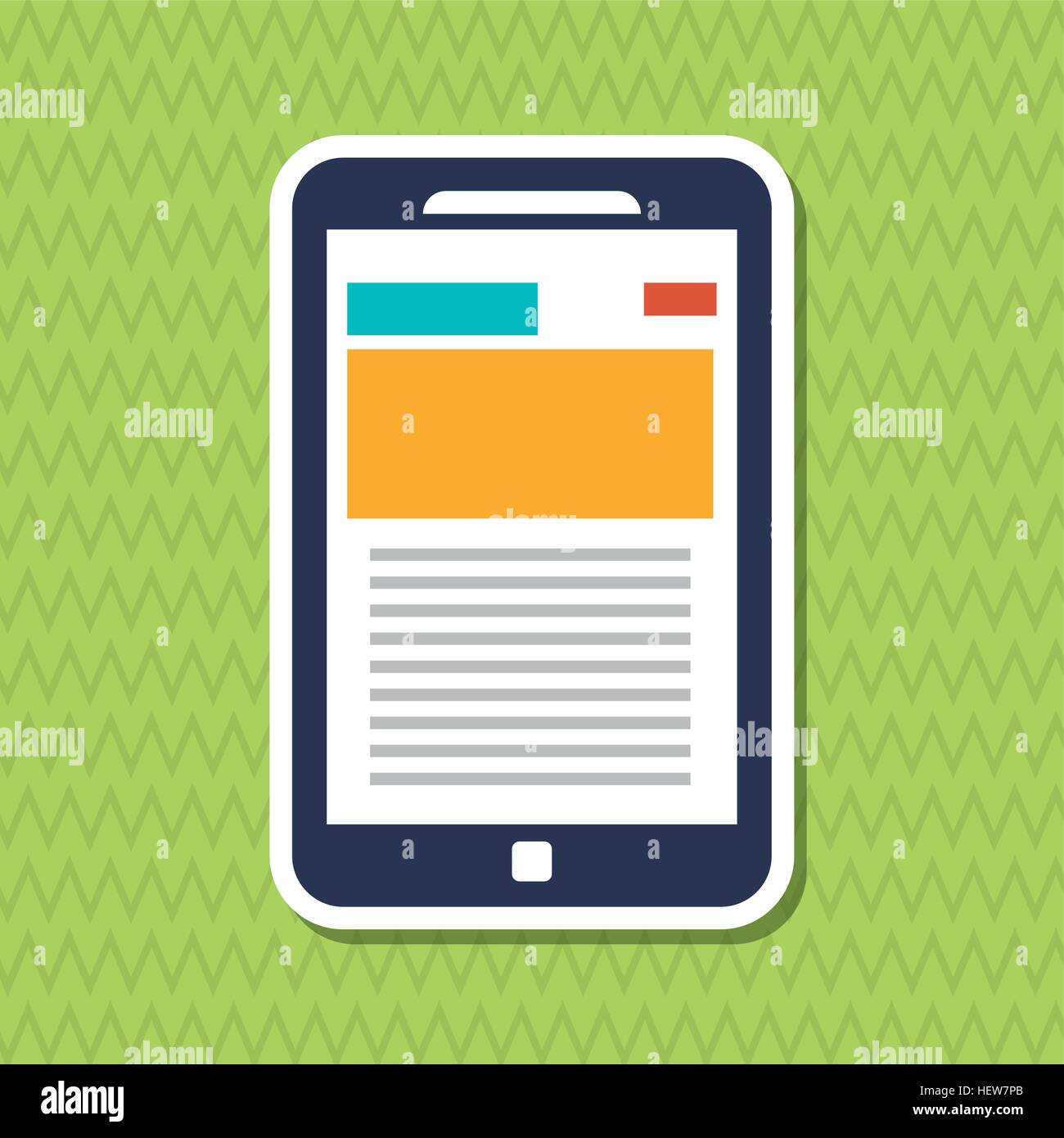 smartphone icon design, vector illustration Stock Vector Image & Art ...